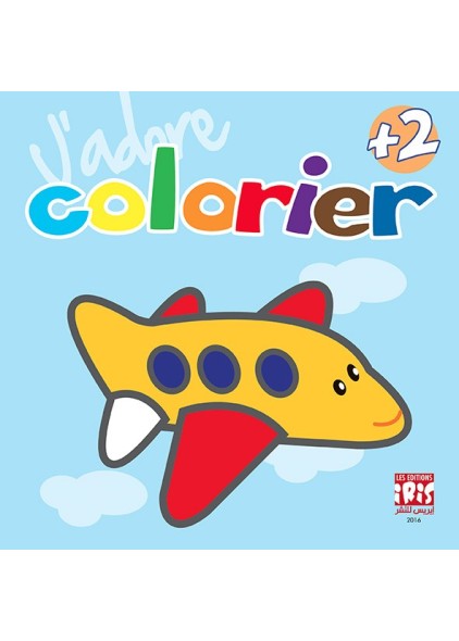 J'adore Colorier Avion + 2 Ans