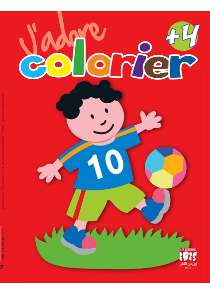 J'adore Colorier Football + 4 Ans