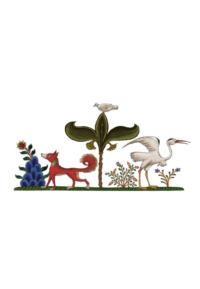 La Colombe , Le Renard Et Le Héron La Colombe , Le Renard Et Le Héron