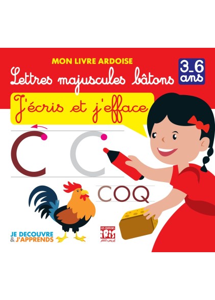 Lettres Majuscules Bâtons - Français - 3-6 Ans Lettres Majuscules Bâtons - Français - 3-6 Ans
