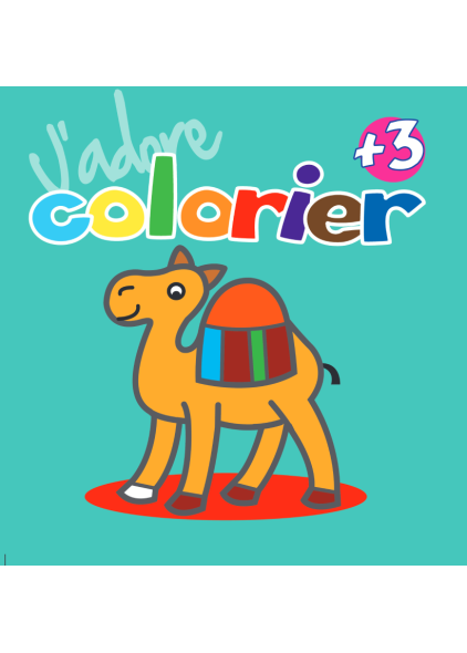 J'adore Colorier Chameau + 3 Ans